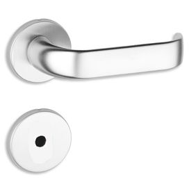Fechadura WC Roseta 527 Brava 5550 Cromado/Acetinado Haga