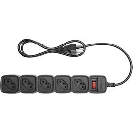 Protetor Eletrônico 5 Tomadas Bivolt EPE 205 Preto Intelbras