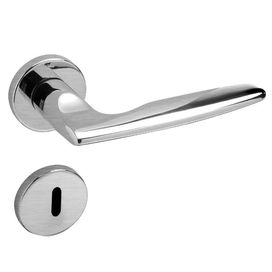 Fechadura 757 Interna Roseta 333IN ST2 55 Inox Lixado La Fonte