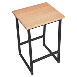 Banco Genova 75cm Preto Metalnew
