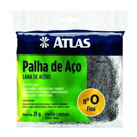 Palha de Aço N 0 Pinceis Atlas