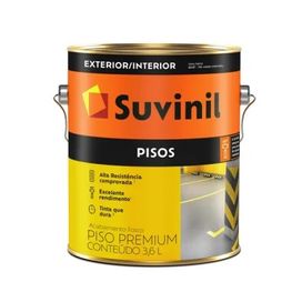 Tinta Acrílica Piso Fosco 3.6L Amarelo Demarcação Suvinil