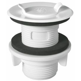 Válvula Tanque com e sem Ladrão 1.1/4 Branco Tigre