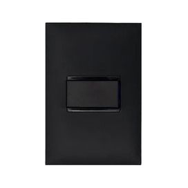Conjunto Interruptor Simples 10A 4x2 Pial Plus+ Preto Pial