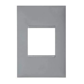 Placa 2 Postos 4x2 Pial Plus+ Cinza Pial