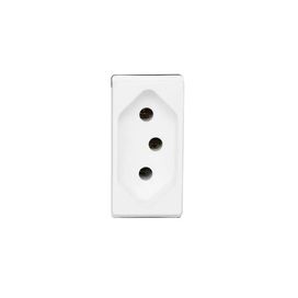 Modulo Tomada 2p+t 10A Pial Pop Branco Pial