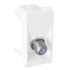 Modulo Tomada Antena TV Tipo F Pial Pop Branco Pial