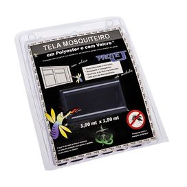 Tela Mosquiteiro Velcro 1,00x1,50 Preta Victoria Reggia