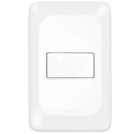 Conjunto Interruptor Simples 10A 4x2 Pial Pop Branco Pial