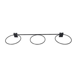 Suporte Suculenta nº 5.5 com 3 para Ferro Preto Massol