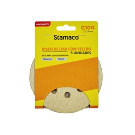 Lixa Velcro 125mm G100 Com 5 Unidades Stamaco