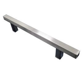 Puxador Quadratto 128mm Inox 201 Escovado Ago Inox