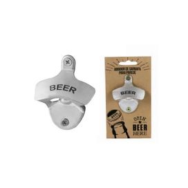 Abridor de  Garrafa para Parede Beer AD1863 Inox Mimo