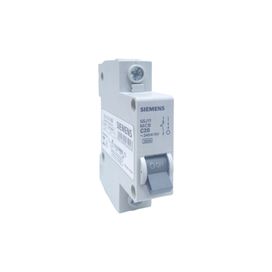 Disjuntor 1 Polo Curva C 20A Cinza Siemens
