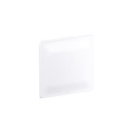 Placa 4x4 Cega com Suporte Zeffia Branco Pial