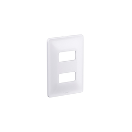 Placa 4x2 2 Postos Com Suporte Zeffia Branco Pial