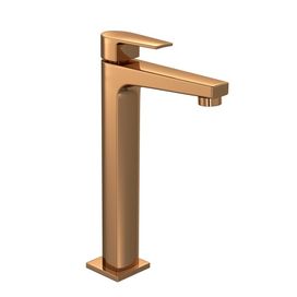 Torneira Lavatório Mesa Alta para Cuba Level 1189 Red Gold Deca