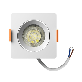 Spot Embutir Easy Led Decor 3W Quadrada 4k Branco Bivolt Bronzearte