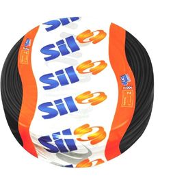Cabo Silflex PP 500v 2x4MM Preto 100M Sil