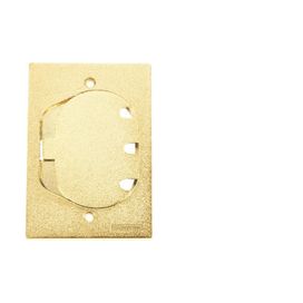 Tampa Unha Simples Tomada RJ45 4x2 Piso Dourado Tramontina