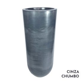 Vaso Sintra Polietileno n°2 Cinza Chumbo Vouga Decor