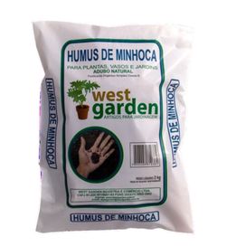 Adubo de Humus de Minhoca 2KG West Garden