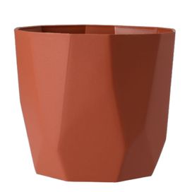 Vaso Cachepot de Planta Diamante Terra Cota West Garden