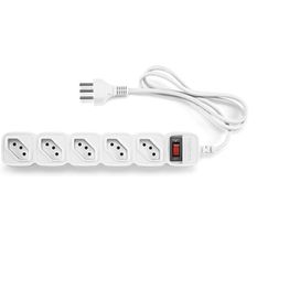 Protetor Eletrônico 5 Tomadas Epe 205 Branco Bivolt Intelbras