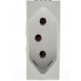 Modulo Tomada 2P+T 10A BP Plus+Branco 250V Pial