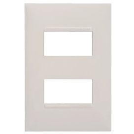 Placa 4x2 2 Postos Separ Pial Plus+ Branco Pial
