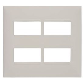 Placa 4x4 2+2Postos Separ Pial Plus+Branco Pial