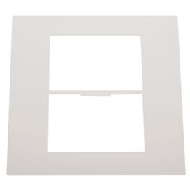 Placa 4x4 3+3Postos Quad 575260B Arteor White Branco Pial