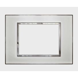 Placa 4x2 3Postos Mirror Quad 583019 Arteor Branco Pail