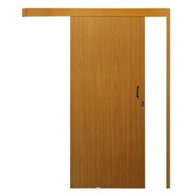 Kit Porta de Correr 215x70 Mogno Direita MGM