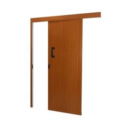 Kit Porta de Correr 215x80 Mogno Direita MGM