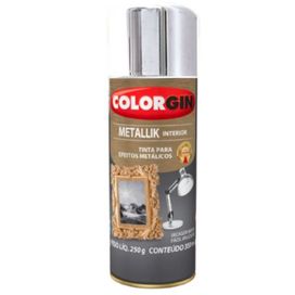 Tinta Spray Metallik Cromado 350ML Colorgin