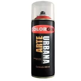 Tinta Acrílica Spray Arte Urbana Fosco 0.4L Vermelho Ferrari Colorgin