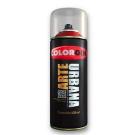 Tinta Acrílica Spray Arte Urbana Marron Café Fosco 0.4L Colorgin