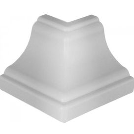 Moldura de Canto Externo 25mmx30mm Branco Neve Plastilit