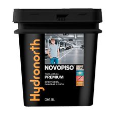 Tinta Acrílica Novo Piso Premium 18L Cinza Chumbo Hydronorth