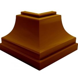 Moldura de Canto Externo 25mmx30mm Mogno Plastilit