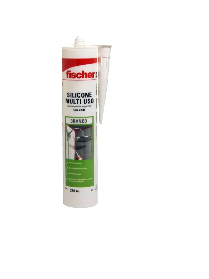 2206602-SILICONE-ACETICO-260ML-BRANCO-FISCHER-Amoedo