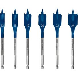 Jogo Broca Chata Expert 13x25x152mm Prata/Azul Bosch