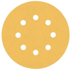 Disco Lixa 5 Peças Expert G120 C470 125mm Amarelo Bosch