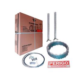 Kit Concertina Espiral Galvanizado 45cmx5m Calha Forte