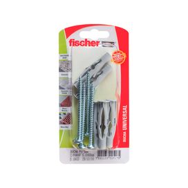 Bucha Parafuso Cab FU8 com 5 Unidades Cinza Fischer