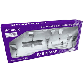Kit Squadra 5 Peças Fabrimar