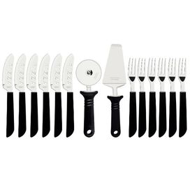 Kit Pizza Aço Inox 14 Peças Tramontina