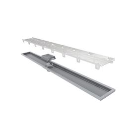 Ralo Linear Royal 80cm Tampa Oculta Cinza Ralo Linear