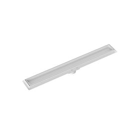 Ralo Linear Invisível 50cm Branco Tigre